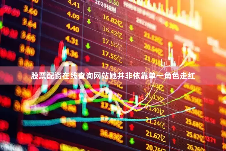 股票配资在线查询网站她并非依靠单一角色走红